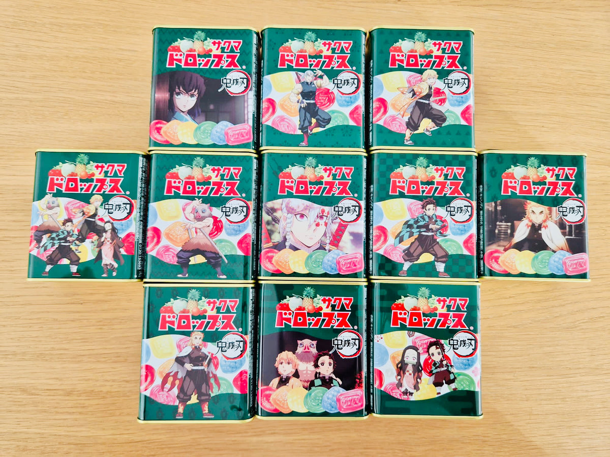 Chuches Japonesas de Uva  Incluye tarjeta de Kimetsu no Yaiba