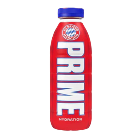 Bebida Prime Hydration Bayern Munich 500ml| Edición Limitada