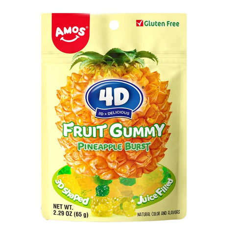 Chuches 4D piña bolsa de 65gr