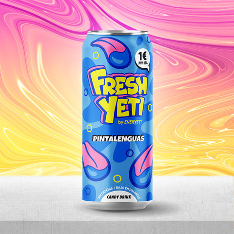 Bebida energética Fresh Yeti Pintalenguas 500ml