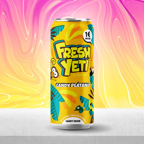 Bebida Energética Fresh Yeti Plátano 500ml