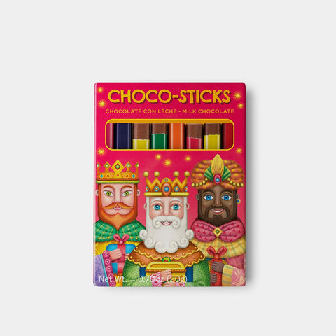 Choco-sticks de Chocolate con leche Reyes Magos 20g