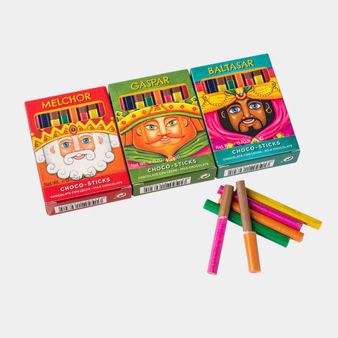 Chocosticks de Chocolate con leche Reyes Magos 60g