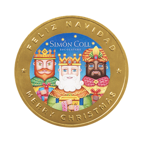 Medallón chocolate con leche Reyes 60gr