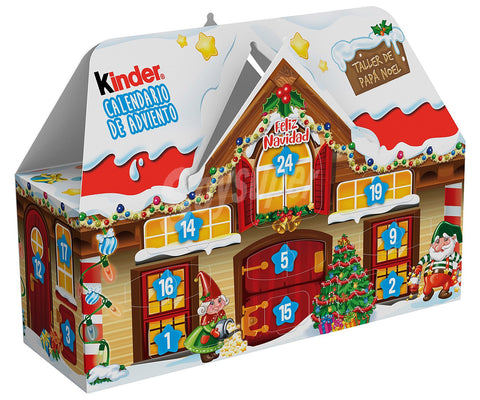 Calendario adviento kinder casa 3D